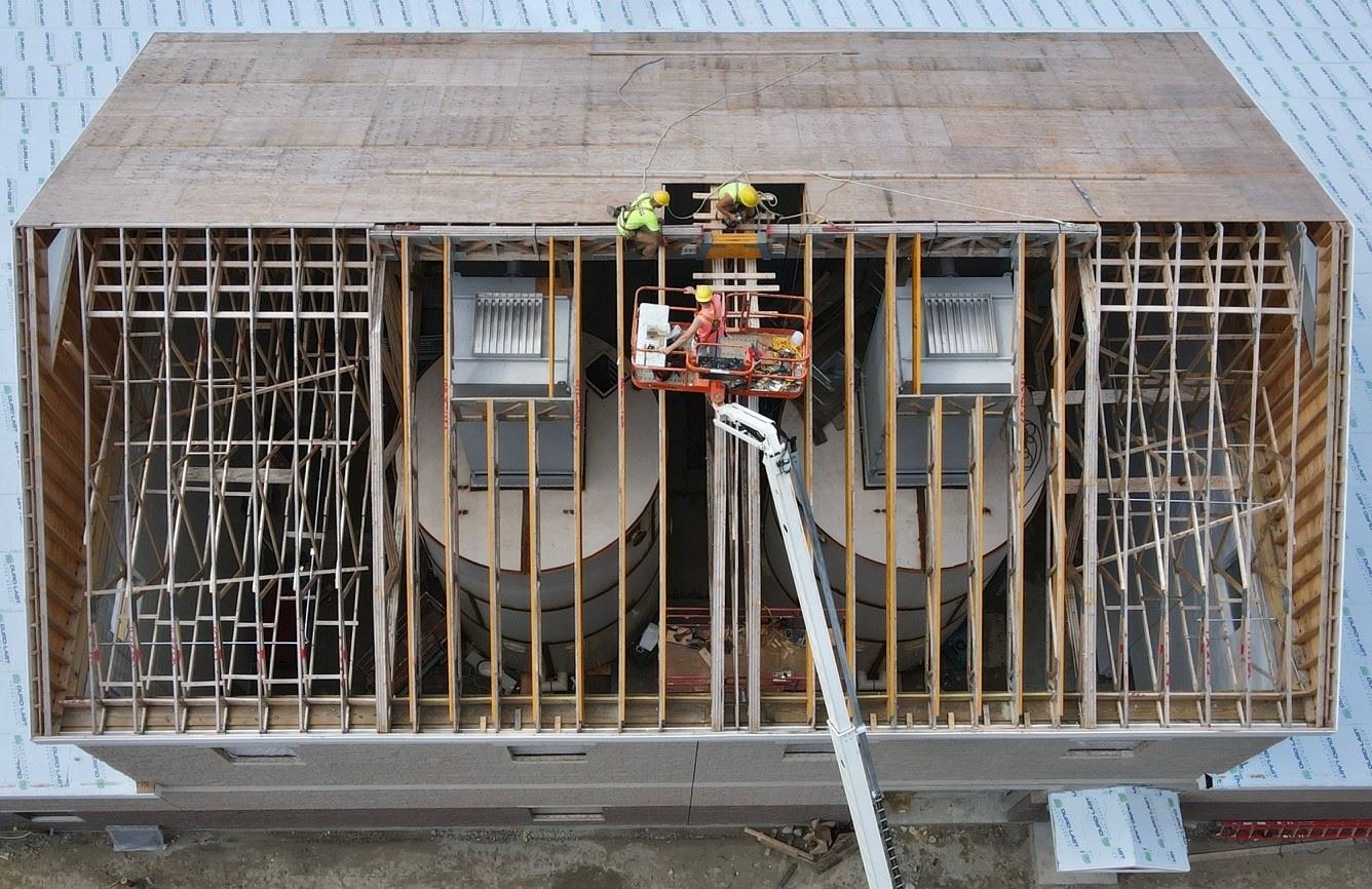 Modified Trusses for the Filter Room Roof System